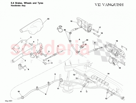 Photo of Bracket handbrake caliper 1R12 305240…