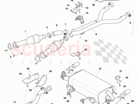 Photo of Bracket Muffler Mounting RH 6G33 5N201…