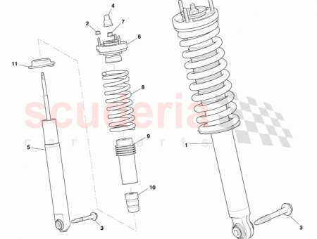 Photo of ASY REAR DAMPER COMP COUPE MANUAL 6G43 18080…