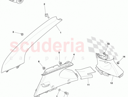 Photo of Trim Assy B Pillar RH AY2Y 68272…