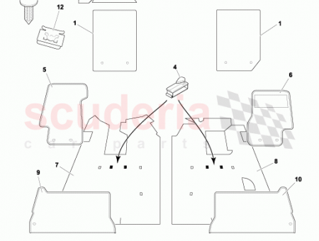 Photo of Carpet assy sill LH…