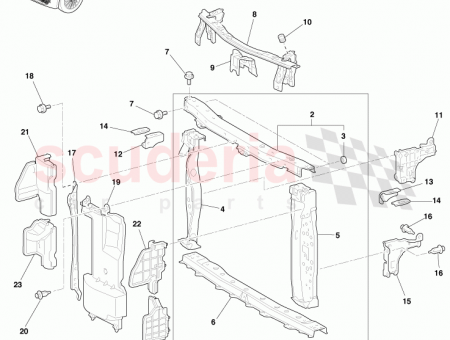 Photo of Extension Radiator Support RH 53287…