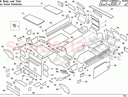 Photo of INSULATION REAR SEAT PAN SIDE 85 110545…