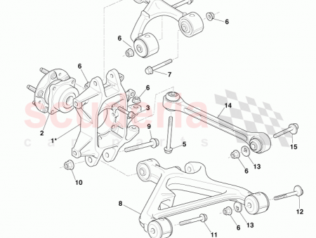 Photo of KNUCKLE REAR WHEEL LH 8D33 5A971…