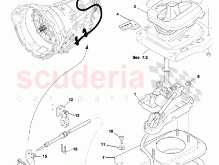 Photo of PRNDL SURROUND RHD TOUCHTRONIC 80 123560…