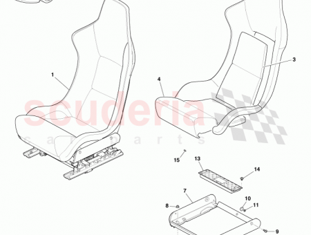 Photo of Front Seat Assembly Complete Trimmed LH AD23 60009…