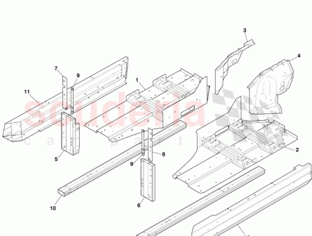 Photo of ASSEMBLY FLOOR LH 6G33 16…