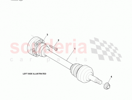 Photo of Halfshaft assy Rear LH 12023 13 0006…