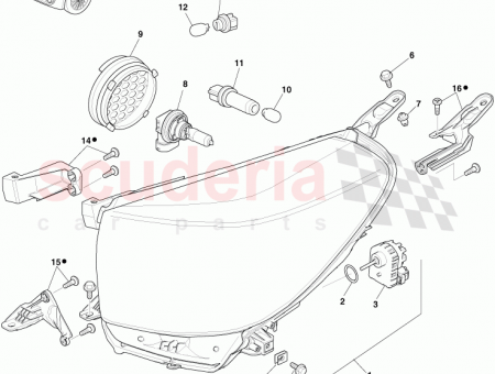 Photo of Headlamp Unit LHS RHD 81170…