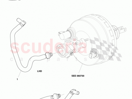 Photo of Hose Vacuum Brake RHD 8D33 J1403…