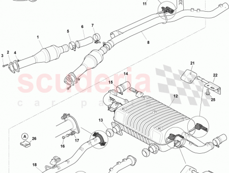 Photo of Pipe assy exhaust rear RH…