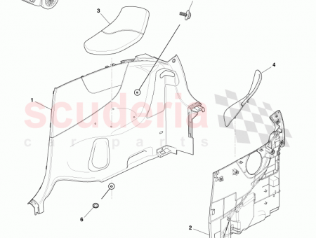 Photo of Panel Access to Rear Lamp RH 64745 74010…