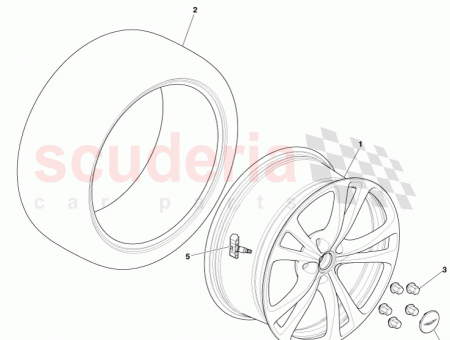 Photo of FRONT WHEEL 19inch GRAPHITE WINTER AG33 1007…