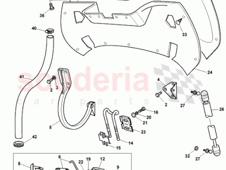 Photo of BOOT LID HINGE ASSY 67…