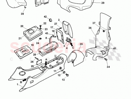 Photo of Trim assembly lower A post LH 8383678…