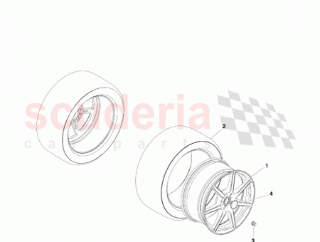 Photo of REAR WHEEL 7 SPOKE BG33 9965G…