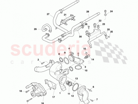 Photo of HEATER HOSE INLET 6G33 18K579…