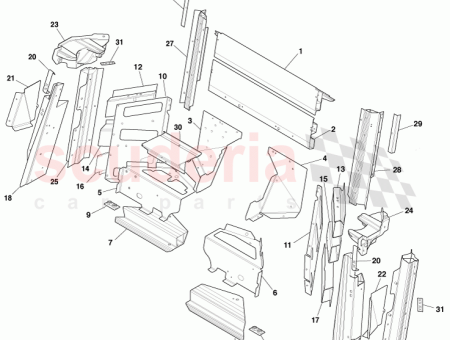 Photo of SUPPORT BATTERY TRAY 6G33 10762…