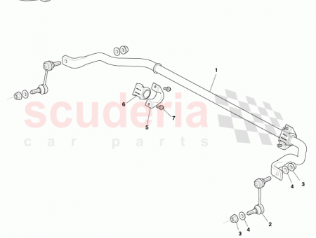 Photo of ANTI ROLL BAR REAR AD43 5A771…