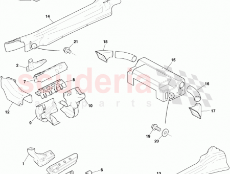 Photo of Heatshield Exhaust Header Lower Rr LH 12023 03…