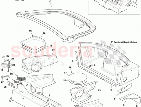 Photo of Trunk Tub Rear Assy 12023 06 1364…