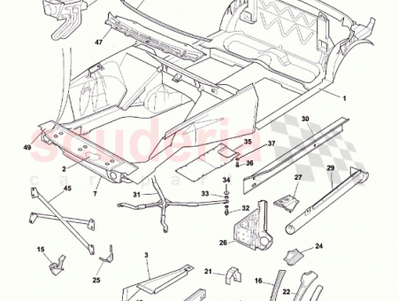 Photo of BRACKET BONNET LOCK MTG RH 61…