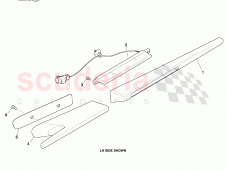 Photo of Strake assy Side Fender RH DBY00264…