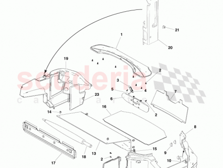 Photo of Carpet Assembly Load Compartment Front Bulk Head Non…