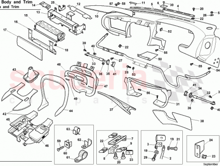 Photo of GEARSHIFT SURROUND PANEL MANUAL DUNHILL 83 111708…