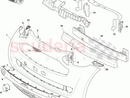 Photo of Retainer Front Bumper Left Side 52536…