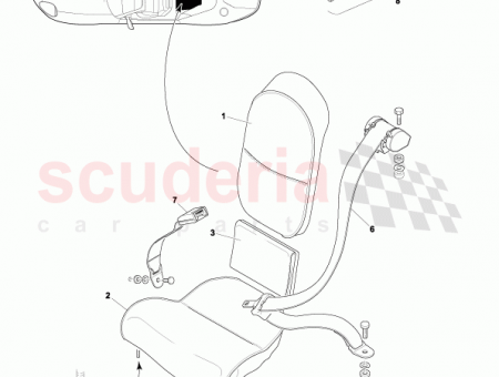 Photo of Cushion assy complete rear GT seat RH…