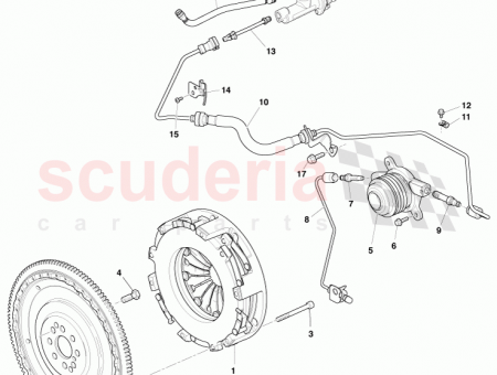 Photo of Bracket Clutch Line RHD AD23 R7N630…