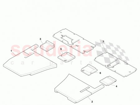 Photo of Insulation Assembly Front Floor Pan LH 6G33 114B33…