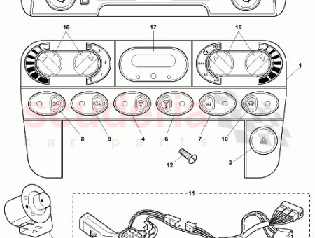 Photo of Bracket instrument pack LH 38…