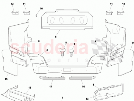 Photo of Carpet assy boot floor rear…