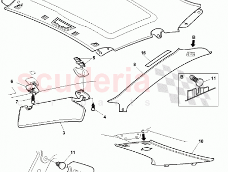 Photo of COMP ASSY FINISHER A POST RH 83…