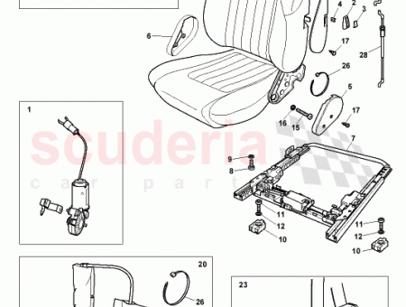 Photo of Seat assembly complete front LH…