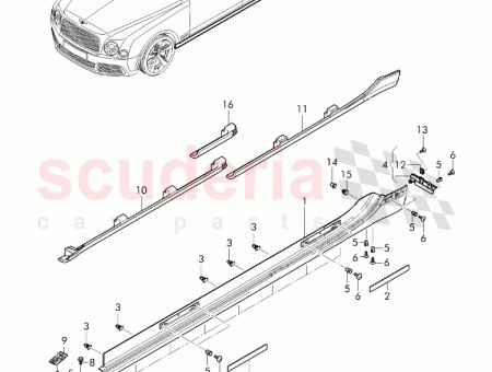 Photo of sill panel trim 3Y4 853 851…