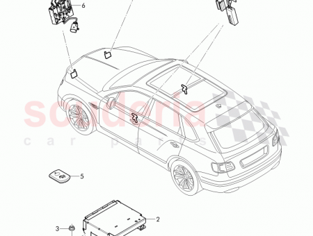 Photo of Control unit for vehicle positioning system as required…