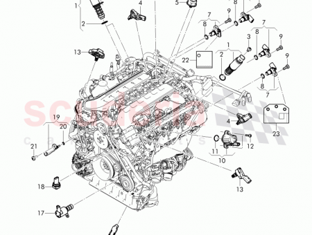 Photo of solenoid valve camshaft adjuster unit 07P 906 455…