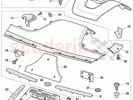 Photo of sound deadening plate parcel shelf rear…