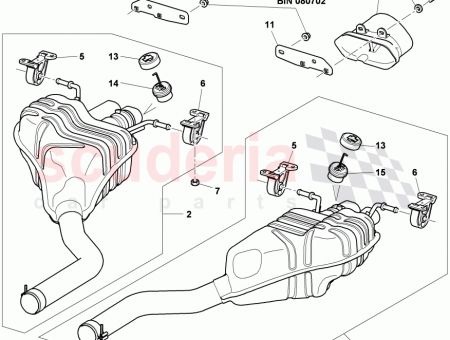 Photo of Exhaust muffler with exhaust flap also use D…