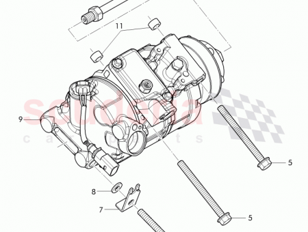 Photo of bracket for connector housing 4E0 260 759…