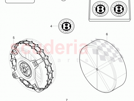 Photo of mud flap 1 set 3W0 860 365…