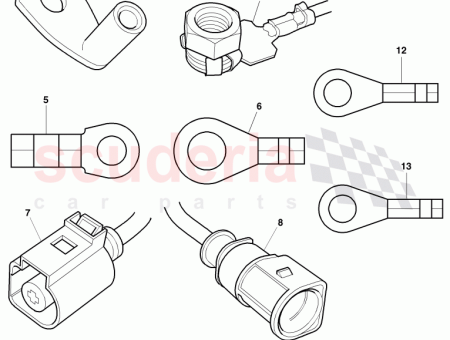 Photo of Flat contact housing with contact locking mechanism counter…