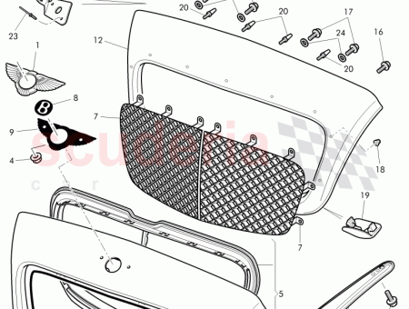 Photo of emblem assembly D MJ 2015…