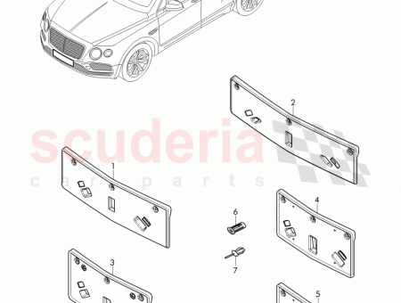 Photo of license plate bracket…