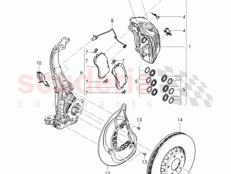 Photo of CALIPER WITHOUT BRAKE PAD…