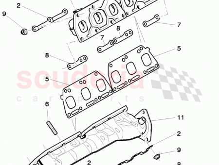 Photo of exhaust manifolds…