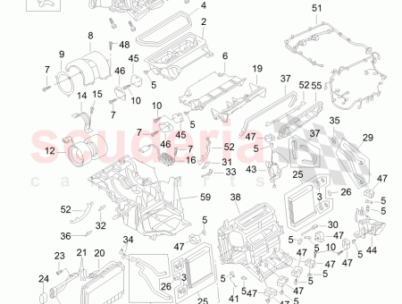 Photo of air duct footwell vent…